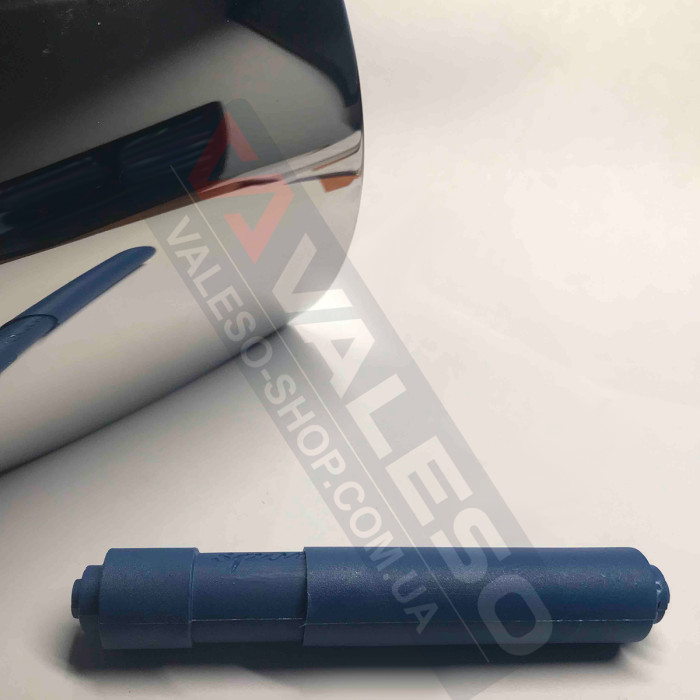 Valeso K12 chrome - closed wall-mounted toilet paper holder with spindle