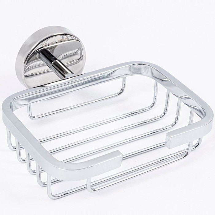 Мильниця Valeso NSM 030 хром – настінна ґратчаста, з хромованої нержавійки