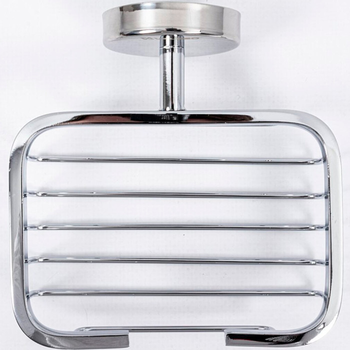 Мильниця Valeso NSM 030 хром – настінна ґратчаста, з хромованої нержавійки