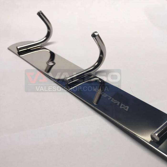 Valeso FT1 - настінна вішалка з нержавіючої сталі на 4 гачки для ванної