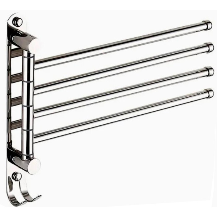 Вішалка для рушників Valeso NSM 008 складна настінна на 4 тримачі