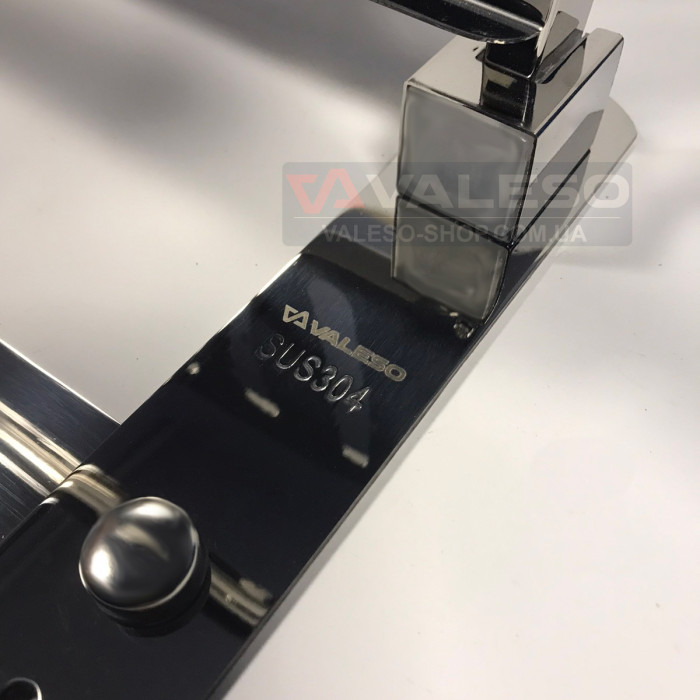 Полиця для рушників Valeso NSM 010 з вішалкою на 5 гачків та перекладиною