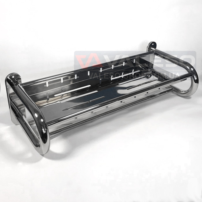 Полиця для рушників Valeso NSM 014 з хромованої нержавійки з вішалкою