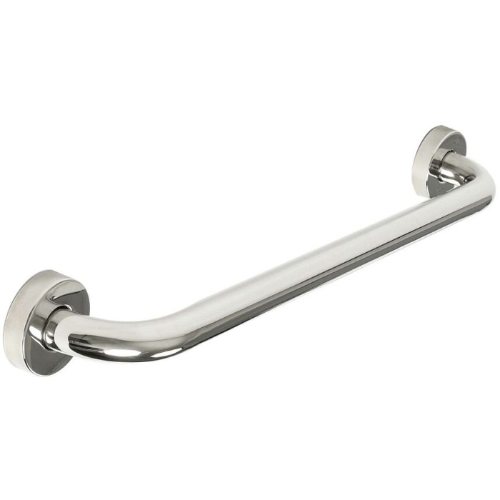 Valeso 300 mm chrome handrail - stainless steel wall-mounted handrail
