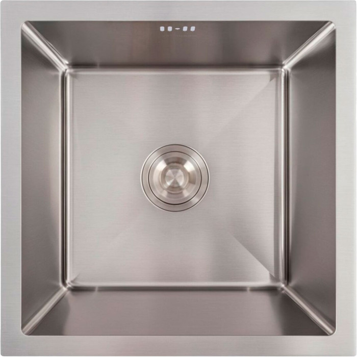 Valeso Handmade 44×44 (3.0/0.8) CM — undercounter sink 44×44 cm made of stainless steel with accessory set