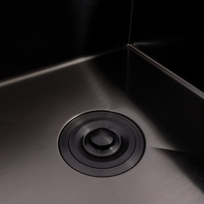 Valeso Handmade 48x43 (3.0/0.8) PVD Black, under countertop