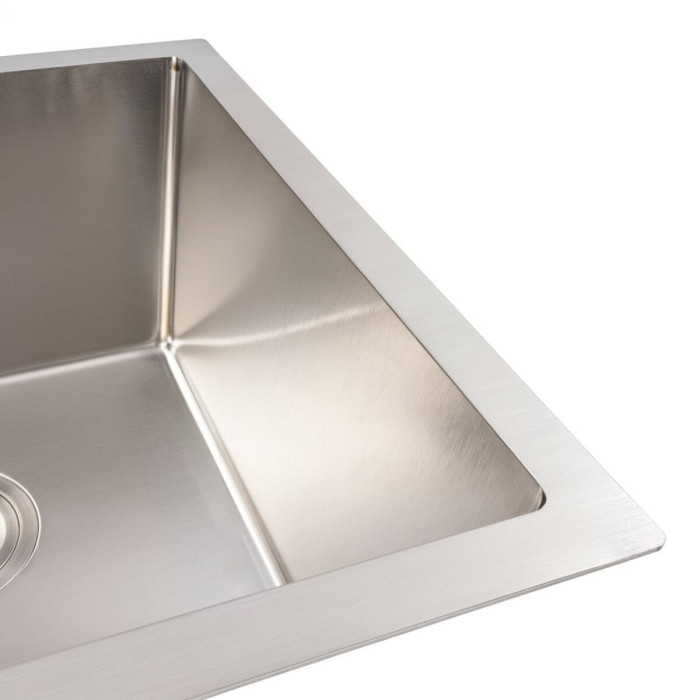Valeso Handmade 48x43 (3.0/0.8), under countertop – inset kitchen sink 48 cm