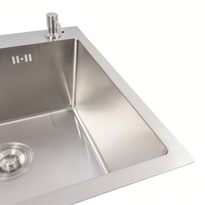 Valeso Handmade 50x50 (2,0/0,5) ECN - кухонна раковина-чаша 50 на 50 см з нержавіючої сталі