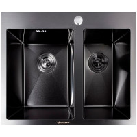 Valeso Handmade 60x50D (3.0/0.8) PVD Black, two bowls