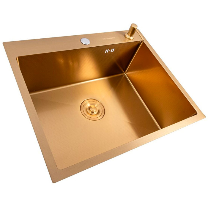 Valeso Handmade 60x50 (3.0/0.8) PVD Gold decor – steel, with textured surface