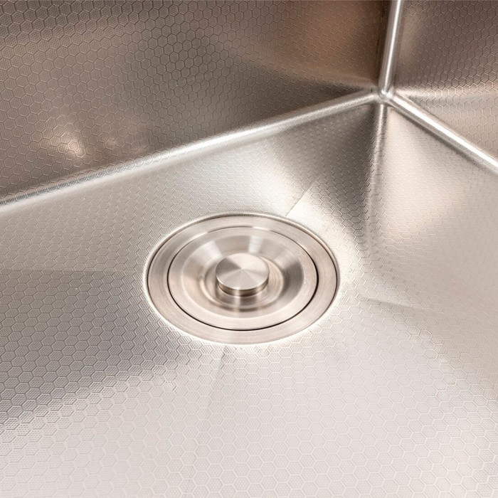 Valeso Handmade 65x50 L (3,0/0,8) CM декор - мойка нержавеющая 65 см глубокая с крылом