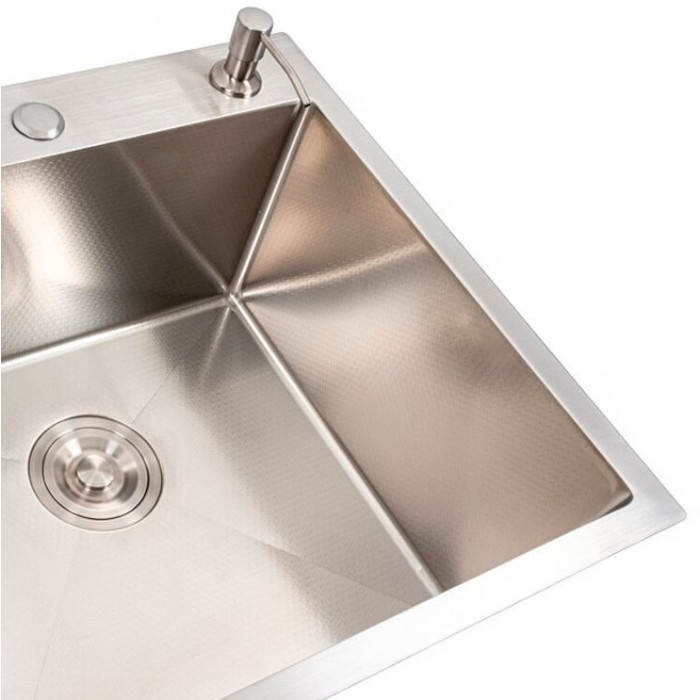 Valeso Handmade 65x50 R (3,0/0,8) CM декор - врезная, 65 см с правой чашей и сушилкой