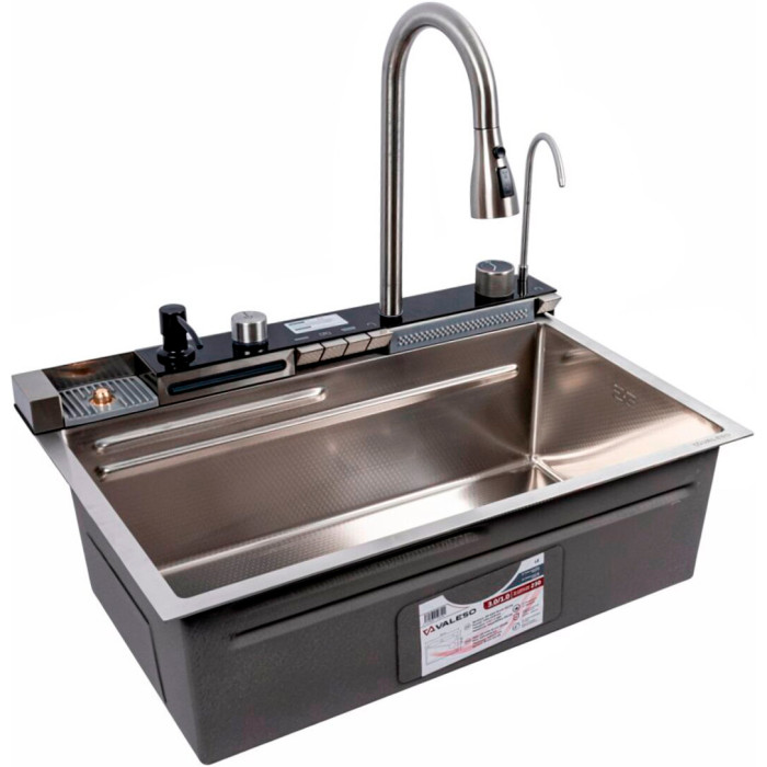 Valeso Handmade 68x45M (3.0/1.0) decor, waterfall – kitchen station with sink 68 cm