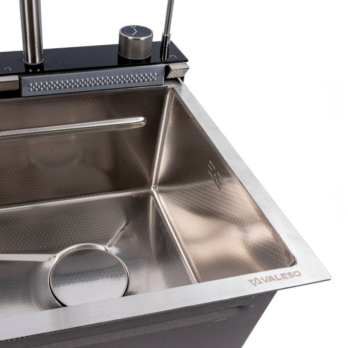 Valeso Handmade 68x45M (3.0/1.0) decor, waterfall – kitchen station with sink 68 cm