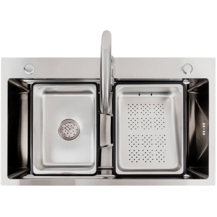 Valeso Handmade 75x46B (3,0/0,8) Work Station СМ – кухонна мийка 75 см зі змішувачем