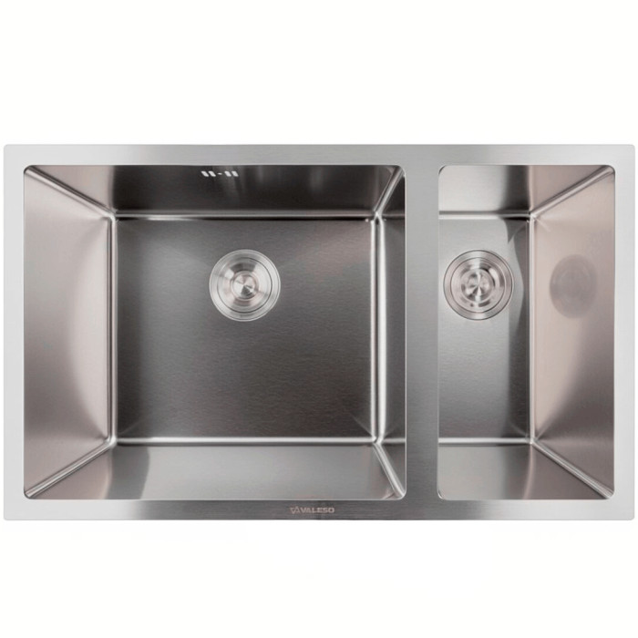 Valeso Handmade 76x45 (3.0/0.8) undermount – 76 cm stainless steel kitchen sink