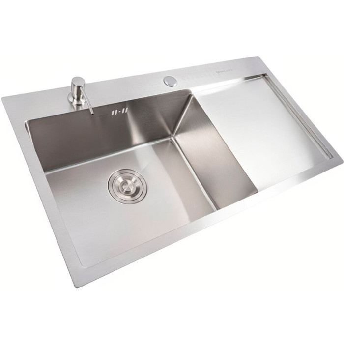 Valeso Handmade 78x43 L (3,0/0,8) СМ – мийка з нержавійки, лівостороння, 78 см