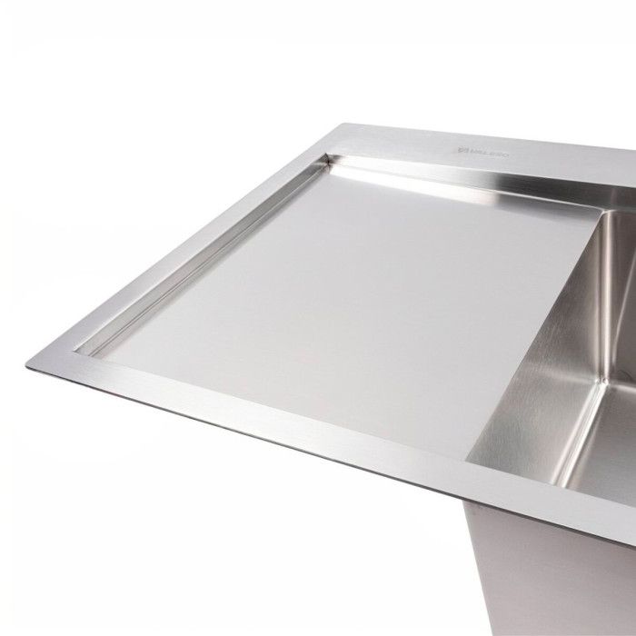 Valeso Handmade 78x43 R (3,0/0,8) CM - кухонная раковина 78 см "узкая" с правой чашей