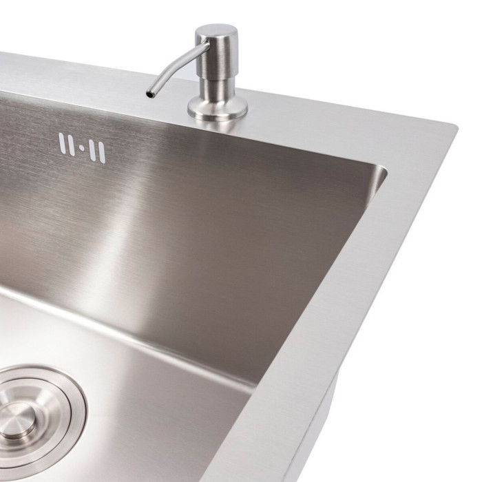 Valeso Handmade 78x43 R (3,0/0,8) CM - кухонная раковина 78 см "узкая" с правой чашей