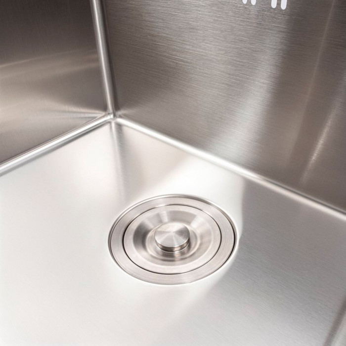 Valeso Handmade 78x43 R (3,0/0,8) CM - кухонная раковина 78 см "узкая" с правой чашей