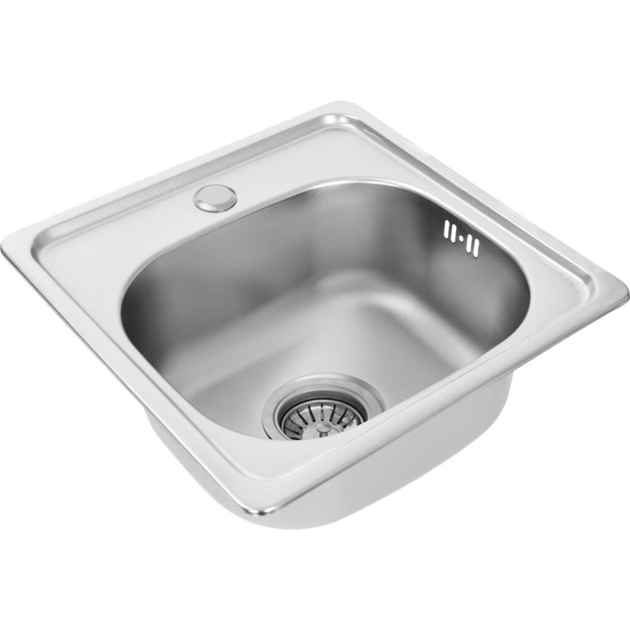Valeso 3838 B Satin 0.6/160 - small 38/38 cm stainless steel inset kitchen sink