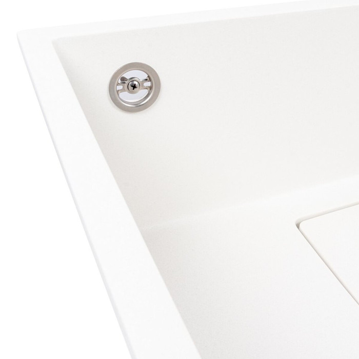 Valeso Ameli 5444 – undermount granite sink snow-white for modern kitchen