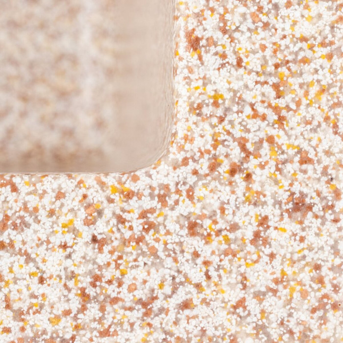 Valeso Ameli 5444 Caramel — 54 cm quartz kitchen sink for undermount installation