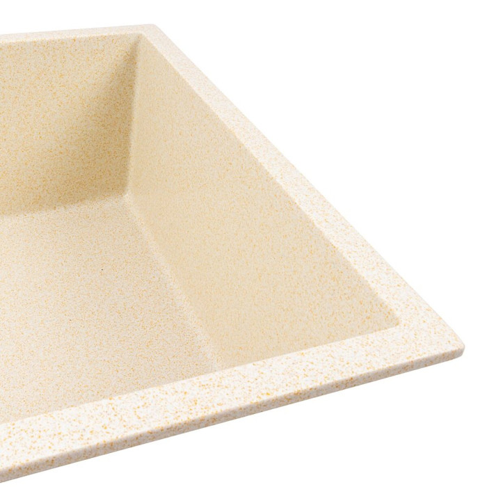 Granite kitchen sink Valeso AMELI 5444 undermount — Sand color