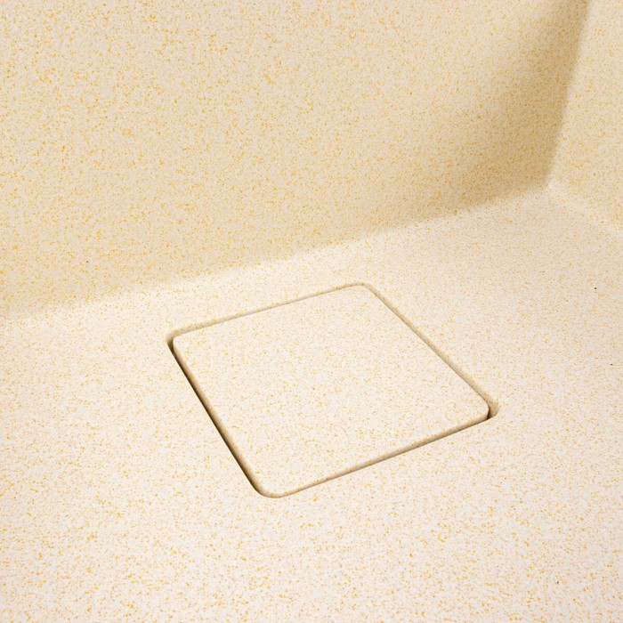 Granite kitchen sink Valeso AMELI 5444 undermount — Sand color