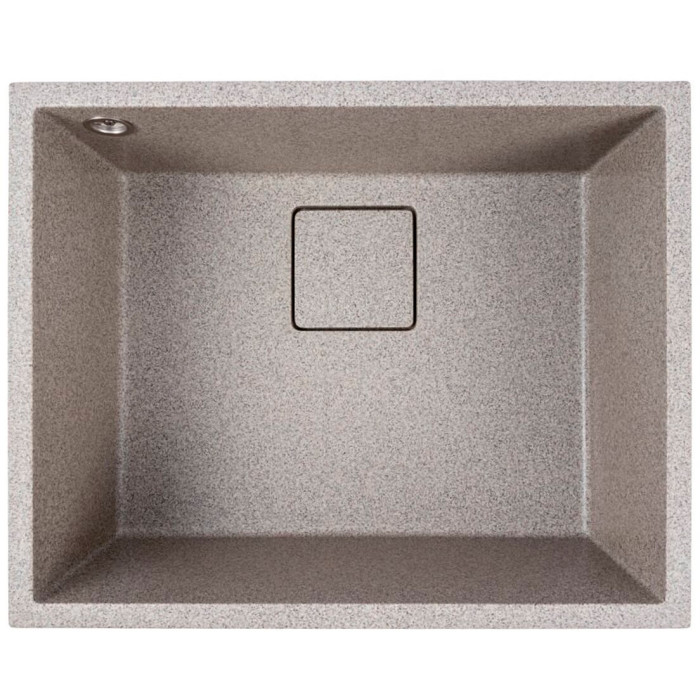 Valeso Ameli 5444 grey — undermount 54 by 44 cm, with concealed drain