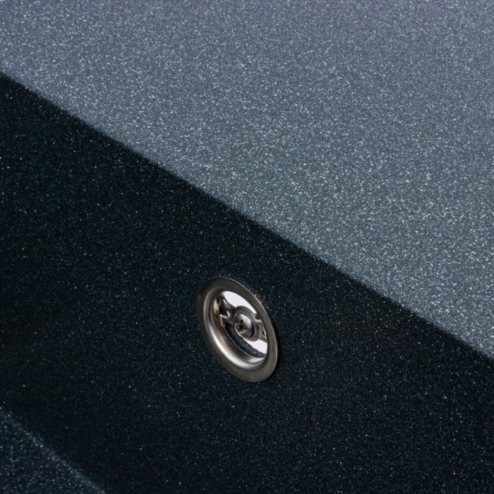 Valeso Atlas 9651 anthracite – unique 96 cm kitchen sink with two drying platforms and a 45x39 cm bowl in the center