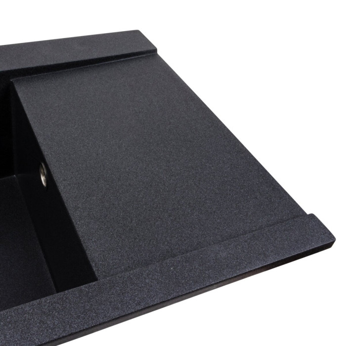 Valeso Atlas 9651 карбон - мойка 96 см кухонная композитная с чашей по центру