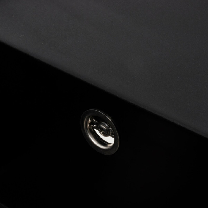 Valeso Atlas 9651 Black — 96 cm rectangular granite kitchen sink