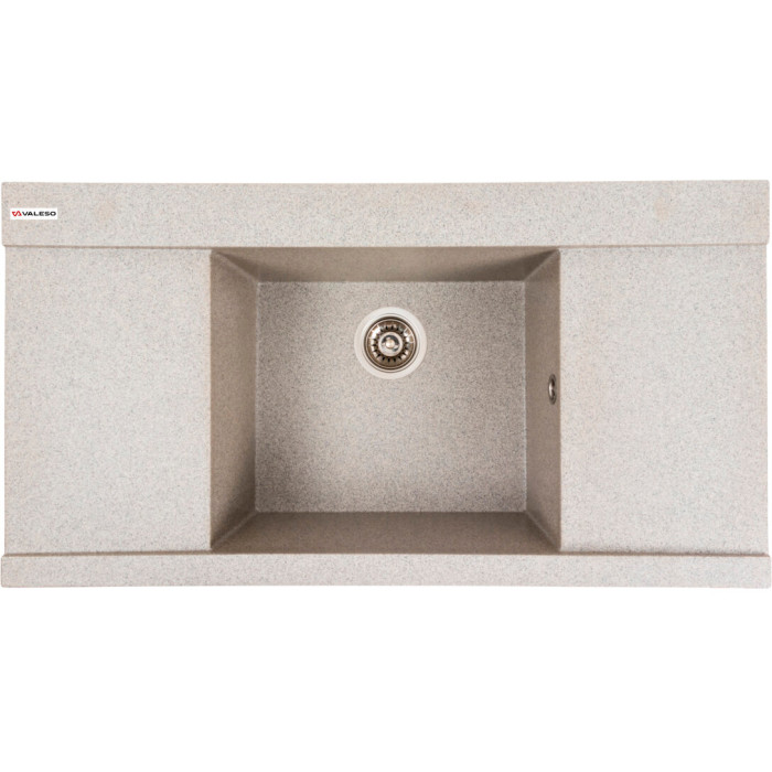 Kitchen sink Valeso Atlas 9651 grey – inset ceramic, 96 cm width
