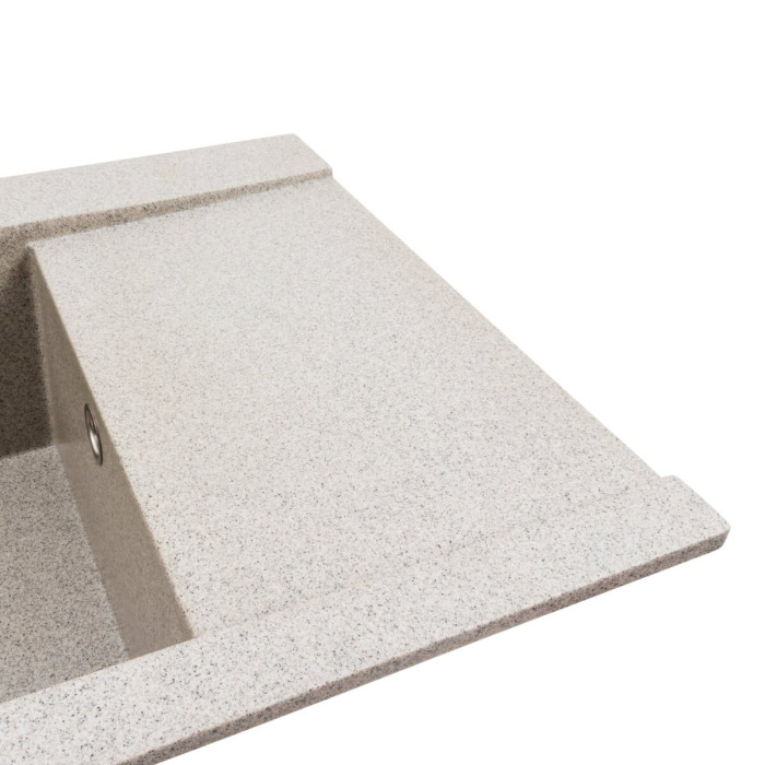 Kitchen sink Valeso Atlas 9651 grey – inset ceramic, 96 cm width