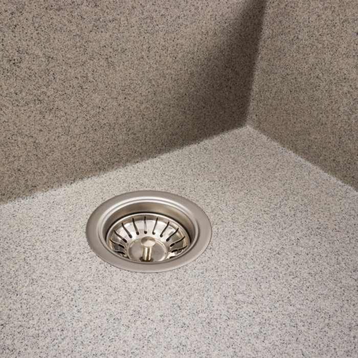 Kitchen sink Valeso Atlas 9651 grey – inset ceramic, 96 cm width