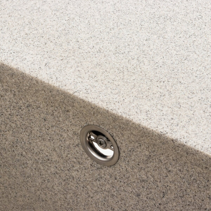 Kitchen sink Valeso Atlas 9651 grey – inset ceramic, 96 cm width