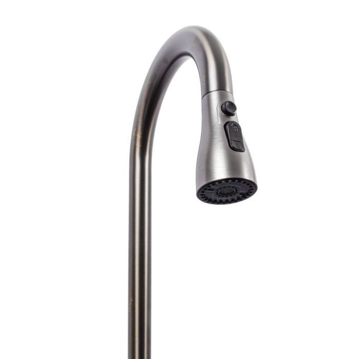 Valeso Atrum 7950 черный - кухонная система на основе гранитной мойки 79 см с сушилкой