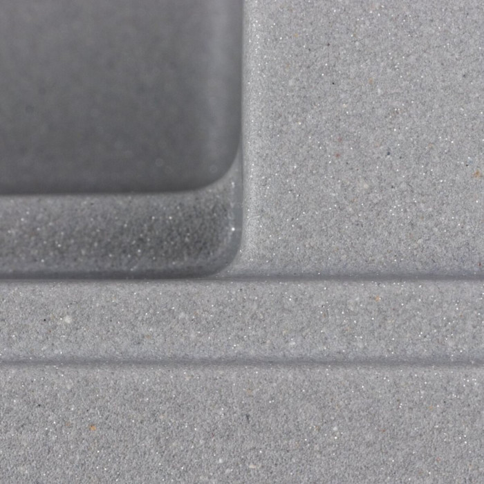 Valeso Atrum 7950 metallic gray - sink with pull-out faucet and waterfall