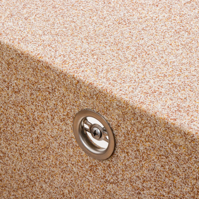 Valeso Azurit 7950 caramel - left-sided artificial stone sink