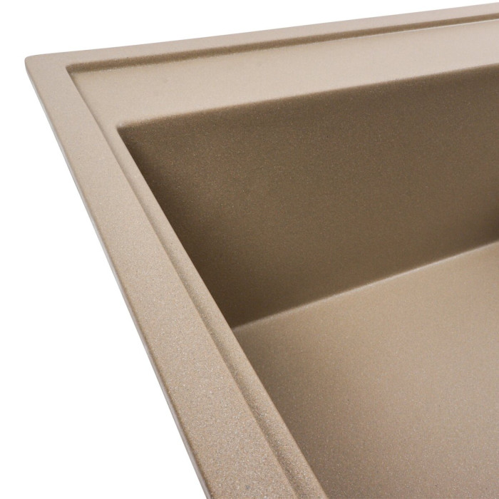 Valeso Azurit 7950 titan - kitchen flush-mount sink 79 cm for countertop