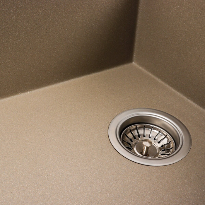 Valeso Azurit 7950 titan - kitchen flush-mount sink 79 cm for countertop