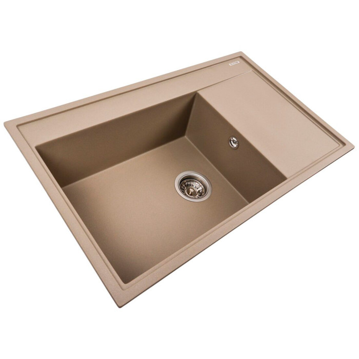 Valeso Azurit 7950 titan - kitchen flush-mount sink 79 cm for countertop