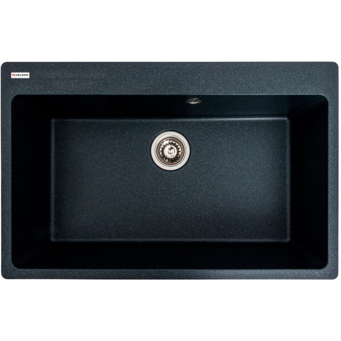 Valeso Bogema 7850 anthracite – large 78 cm granite bowl sink without a dish drying wing