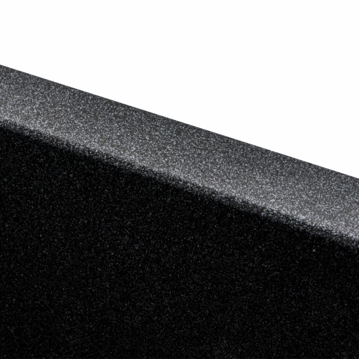 Valeso Bogema 7850 carbon – 78 cm wide bowl sink without a dish drying platform; bowl with a 110 mm drain opening and overflow