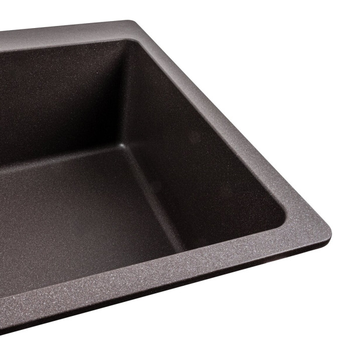 Valeso Bogema 7850 Grenadine – 78 cm inset quartz kitchen sink for countertop installation