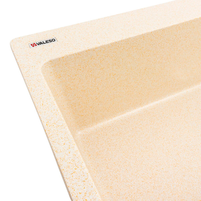 Valeso Bogema 7850 sand - kitchen granite sink 78 cm with one bowl without wing