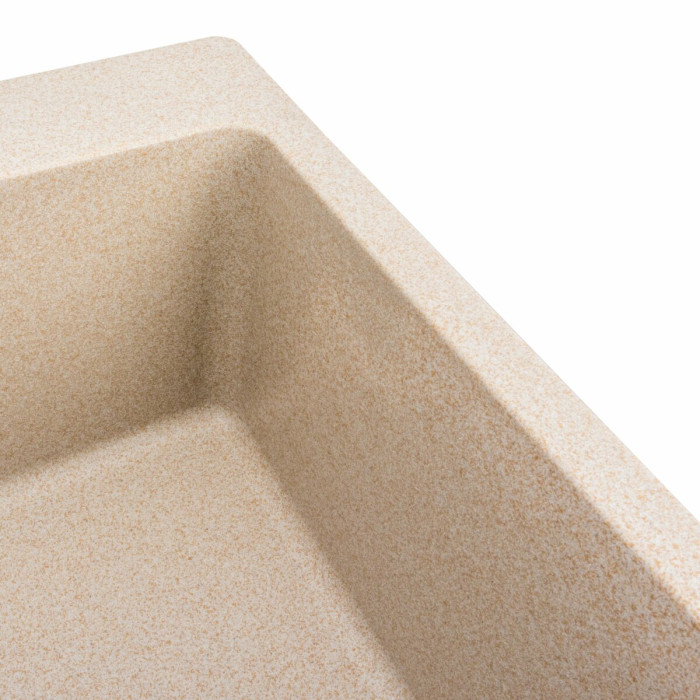 Valeso Bogema 7850 safari – 78 cm composite inset sink for kitchen countertops; large 73 x 40 cm bowl