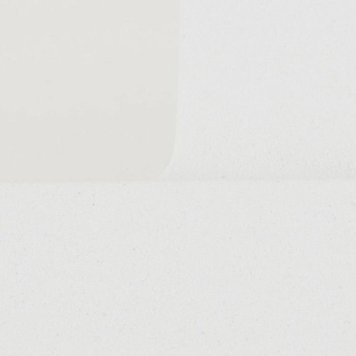 Valeso Calypso 7950 Snow White – rectangular sink with a large bowl and drying area