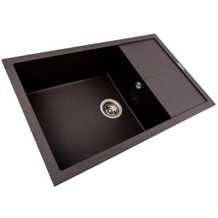 Valeso Calypso 7950 grenadine - quartz inset sink 79 cm with drainer